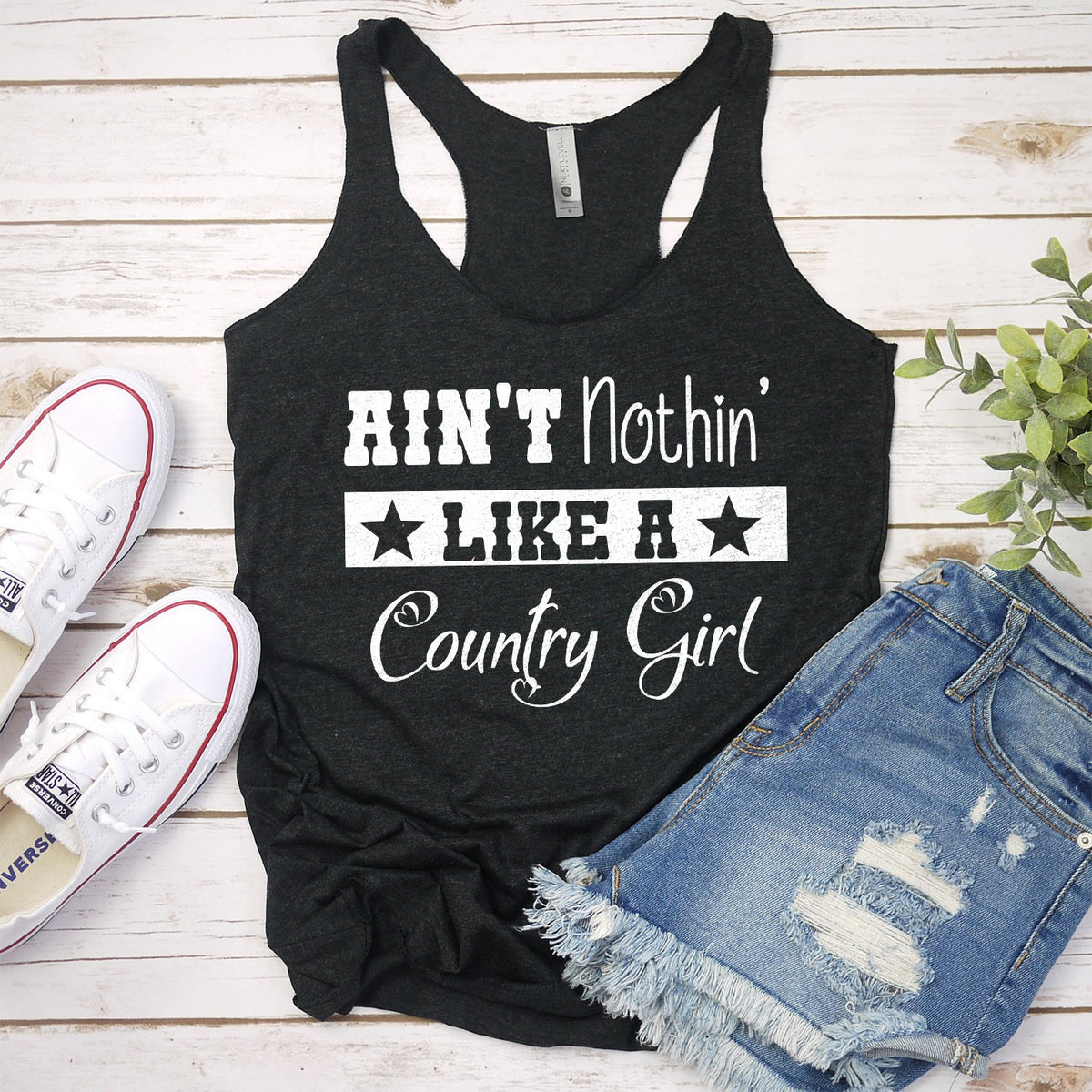 Ain&#39;t Nothin&#39; Like A Country Girl - Tank Top Racerback