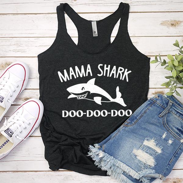 Mama Shark Doo-Doo-Doo - Tank Top Racerback