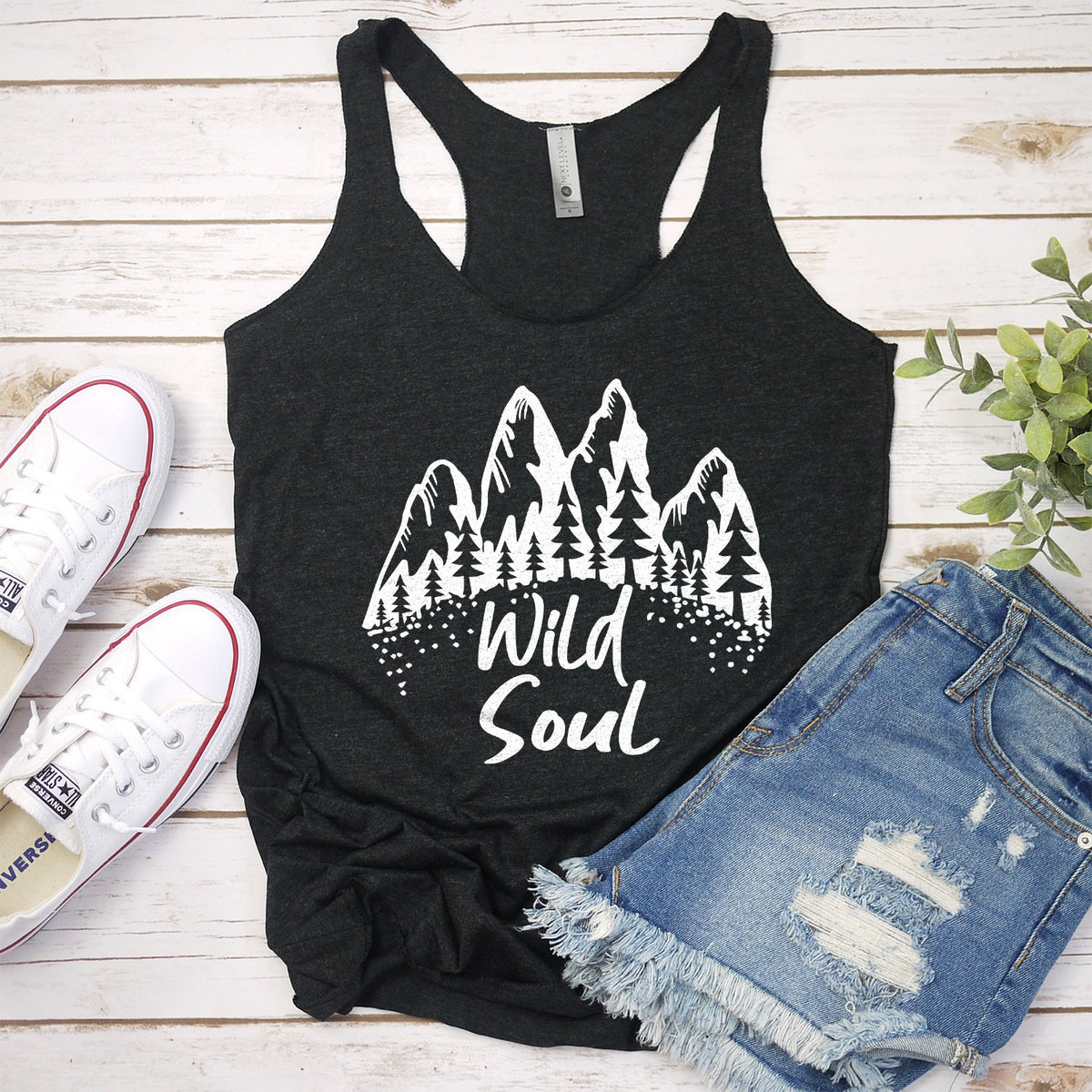 Mountain Wild Soul - Tank Top Racerback