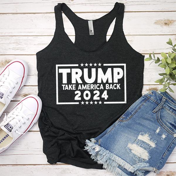 Trump Take America Back 2024 - Tank Top Racerback