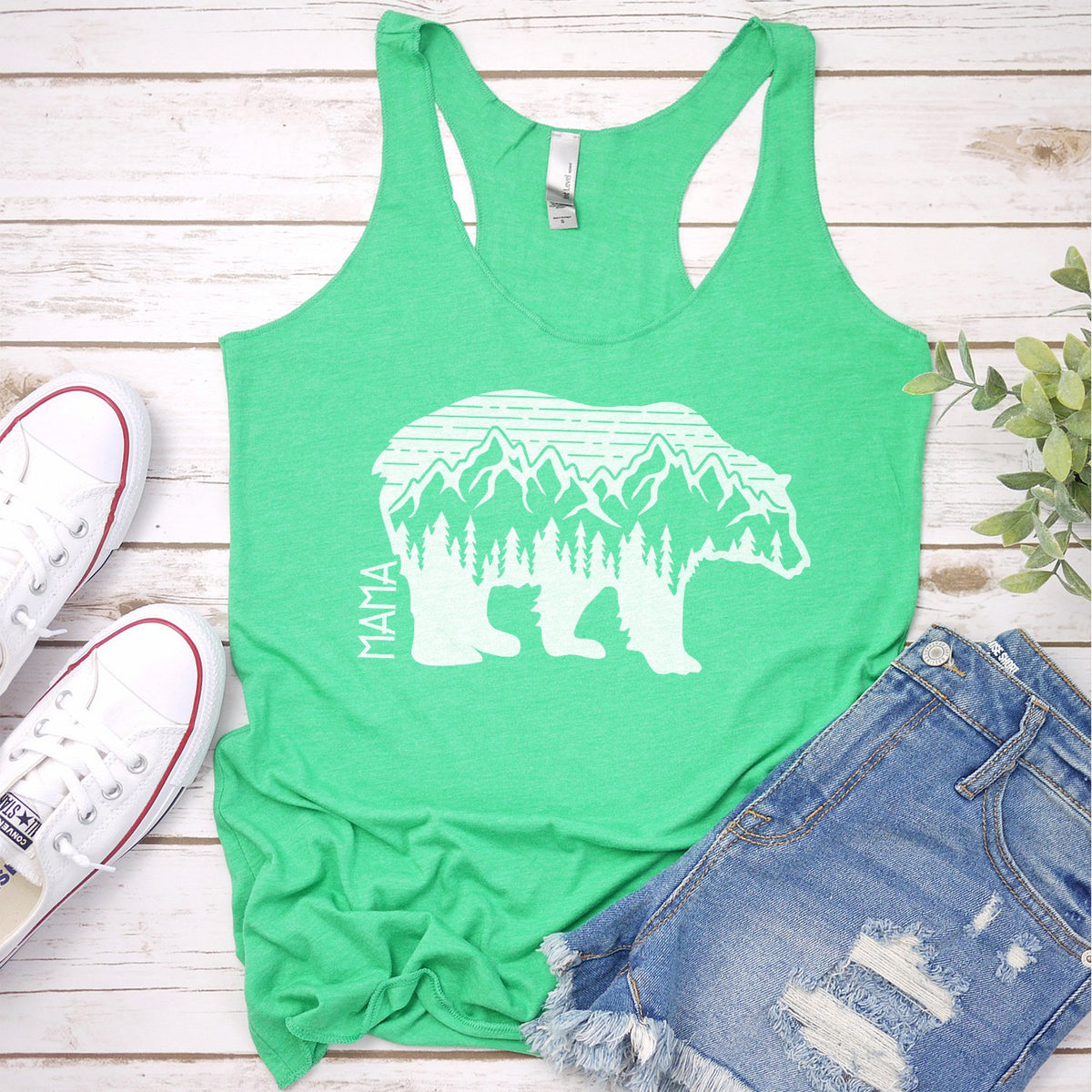 Mama Bear Adventure - Tank Top Racerback