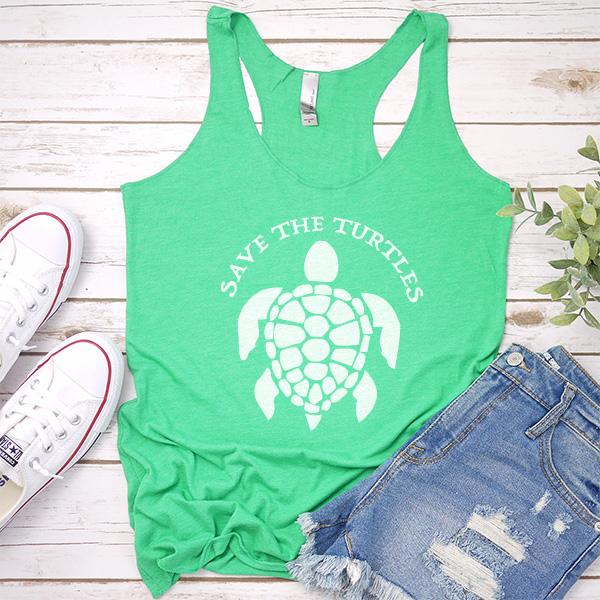 Save The Turtles - Tank Top Racerback