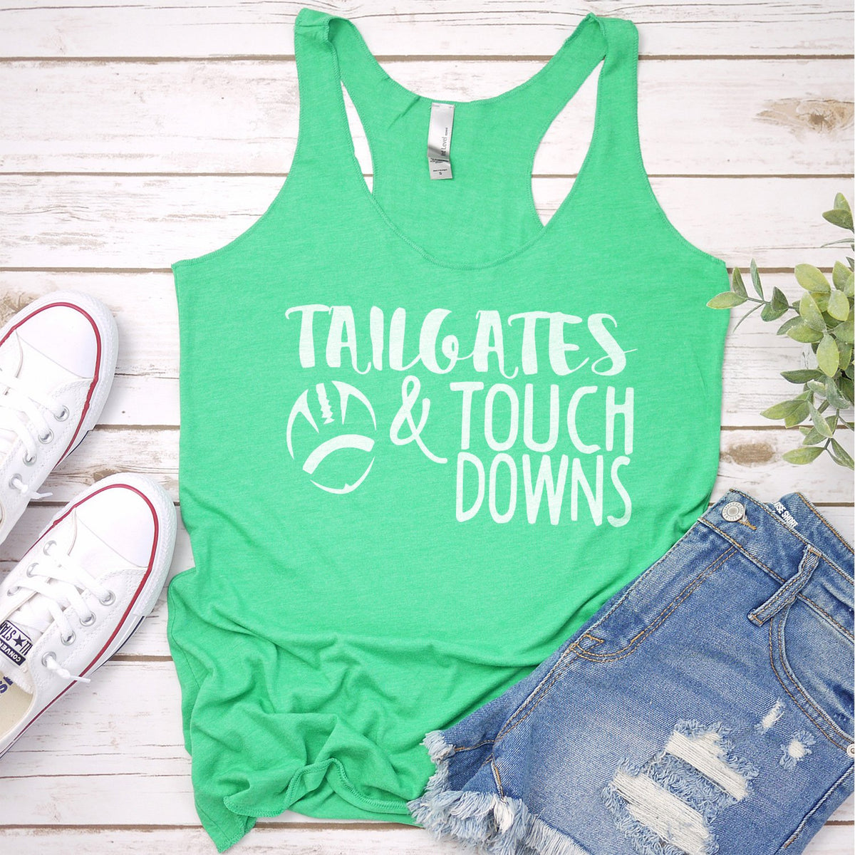 Tailgates &amp; Touchdowns - Tank Top Racerback