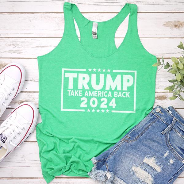 Trump Take America Back 2024 - Tank Top Racerback