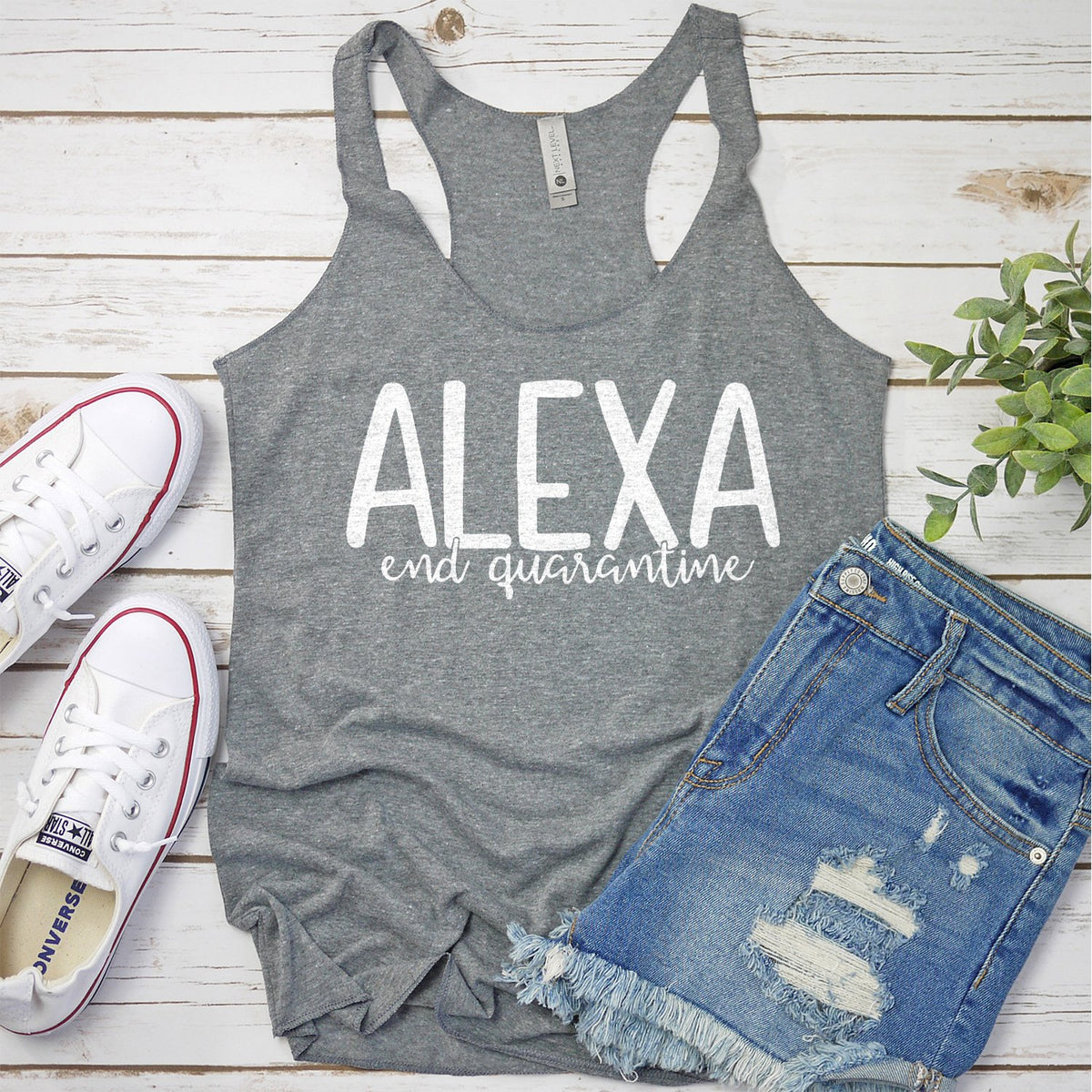 Alexa End Quarantine - Tank Top Racerback