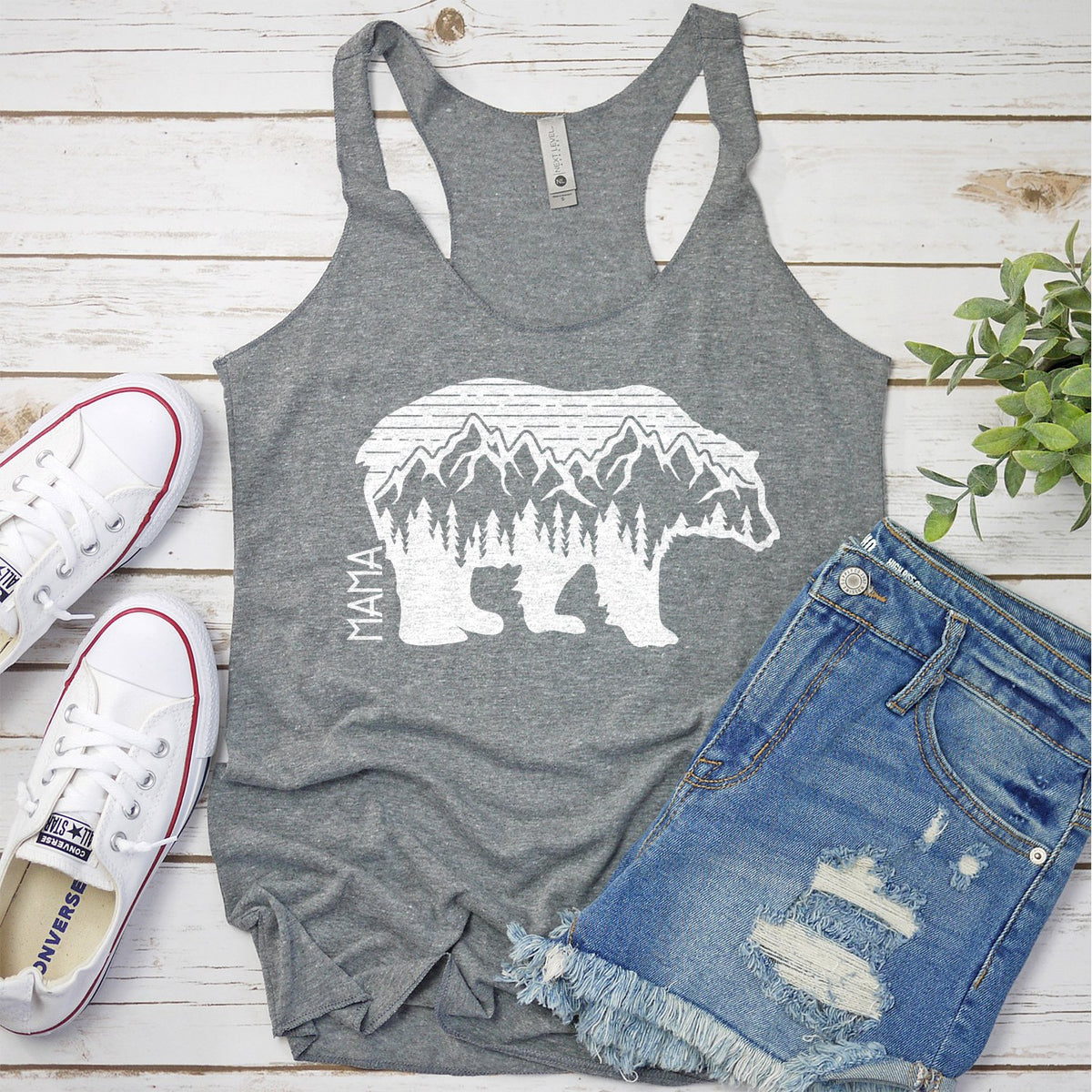 Mama Bear Adventure - Tank Top Racerback