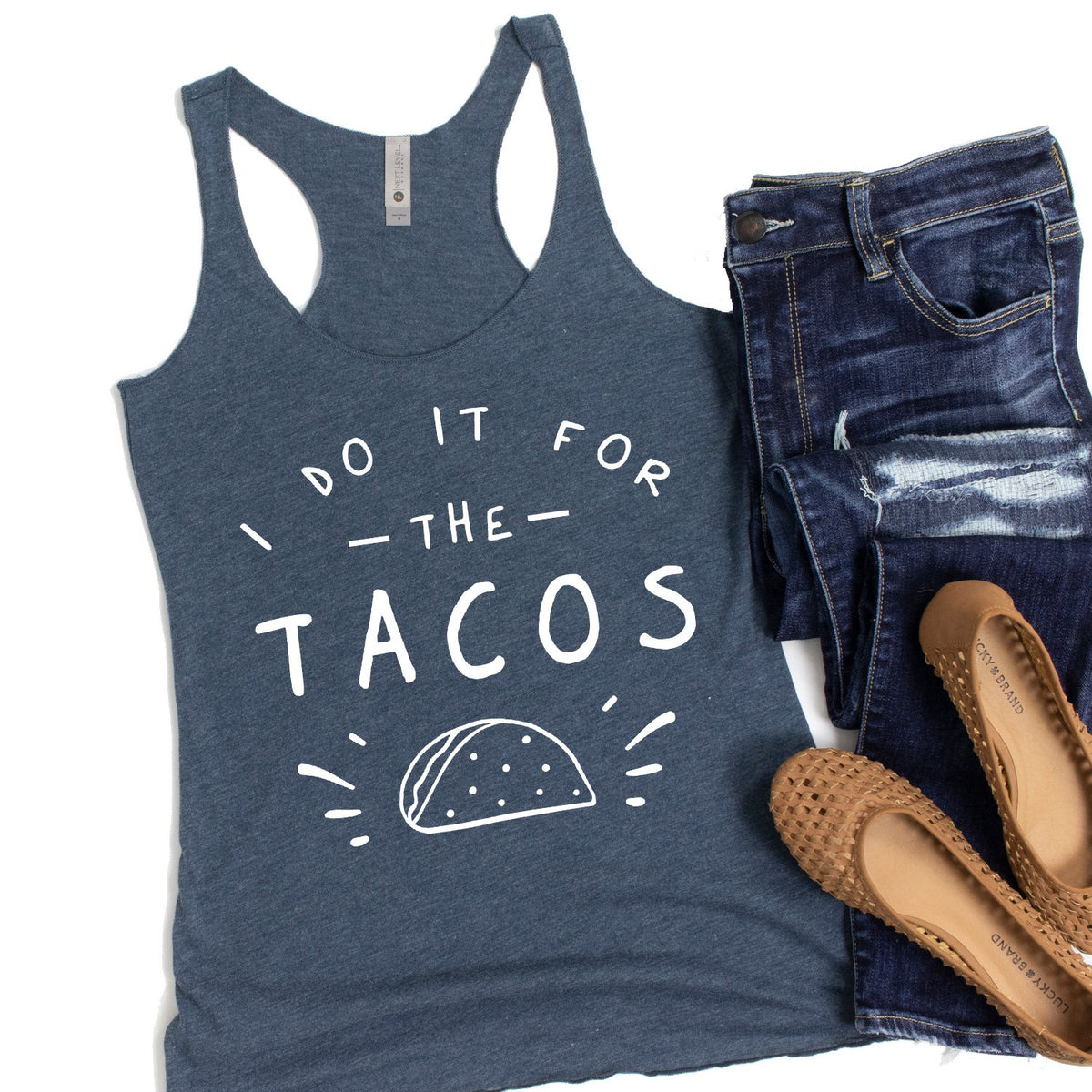 I Do It For The Tacos - Tank Top Racerback
