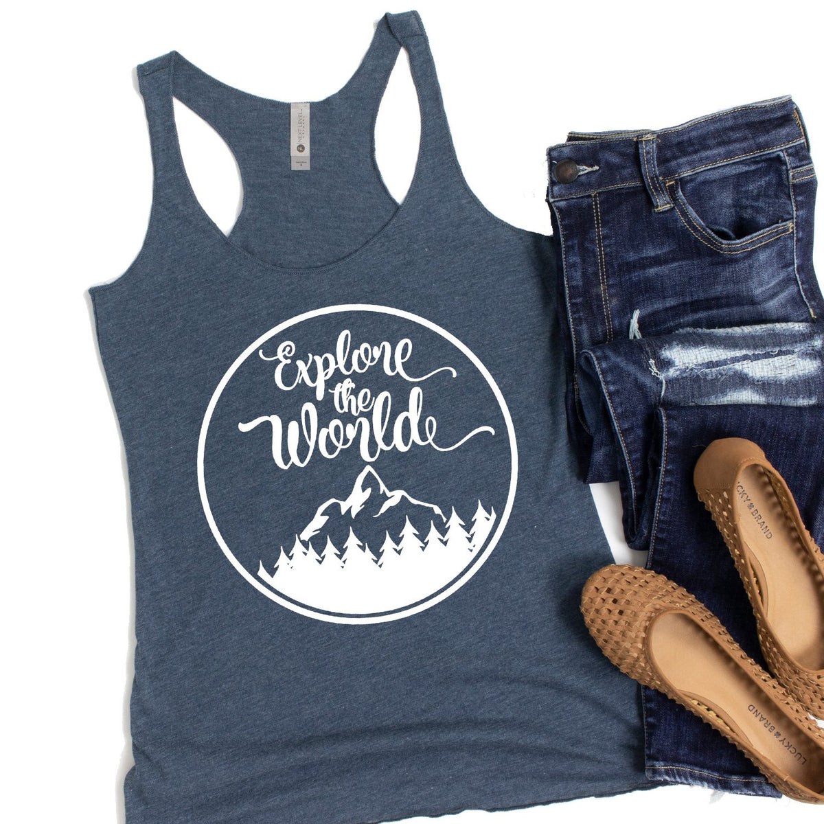 Explore The World - Tank Top Racerback
