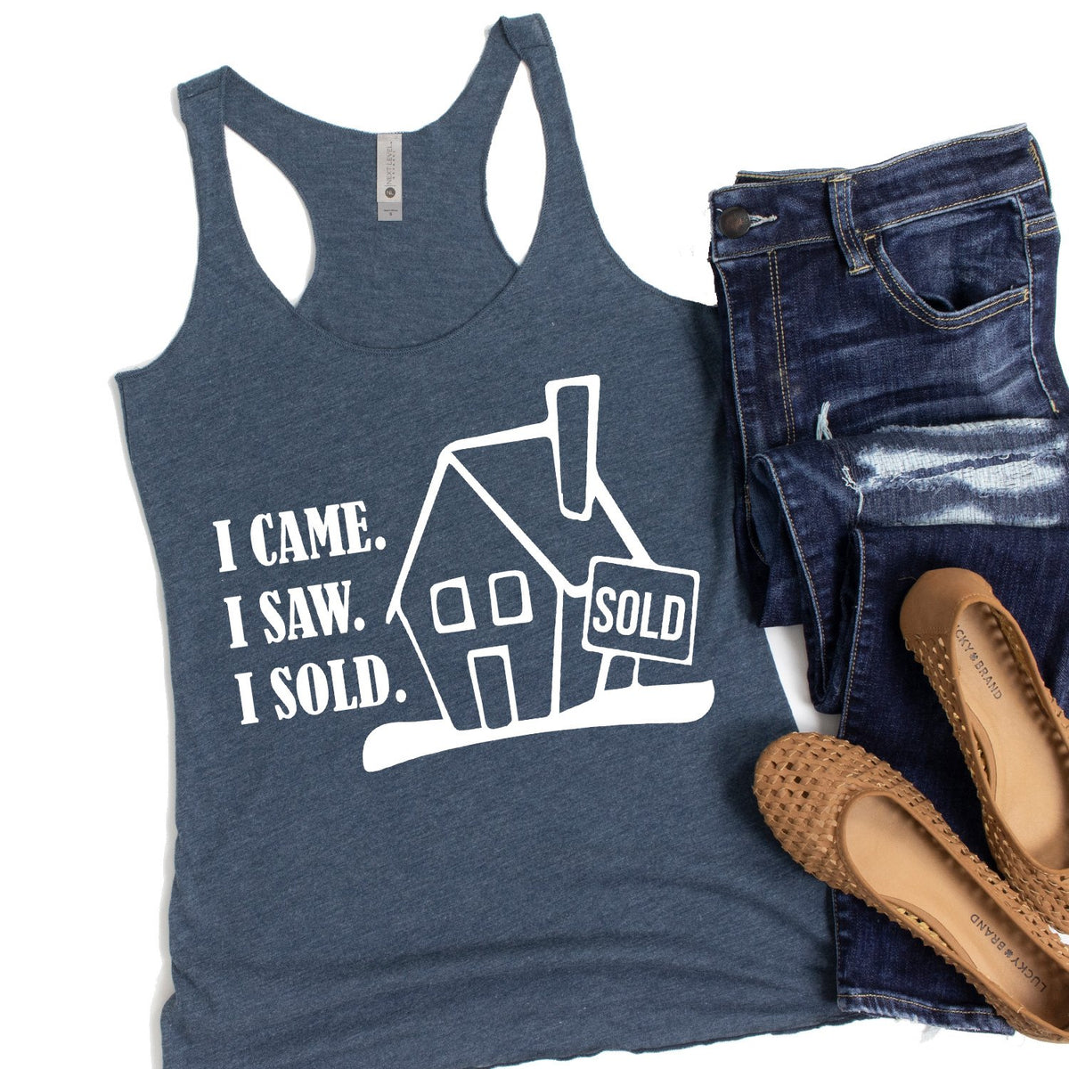 I Came I Saw I Sold - Tank Top Racerback