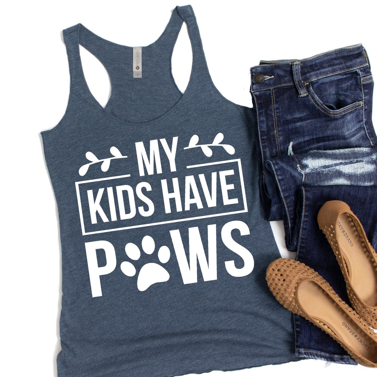 My Kids Have Paws - Tank Top Racerback