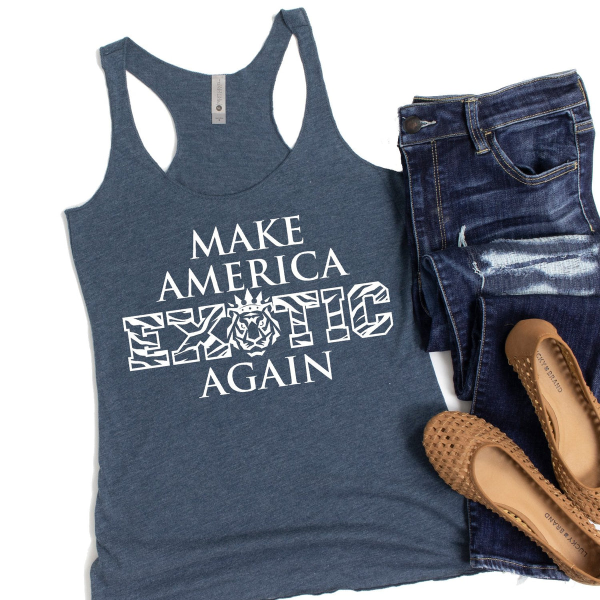 Make America Exotic Again - Tank Top Racerback