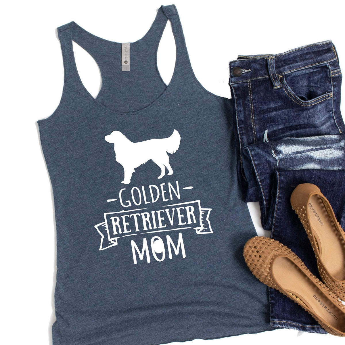 Golden Retriever Mom - Tank Top Racerback