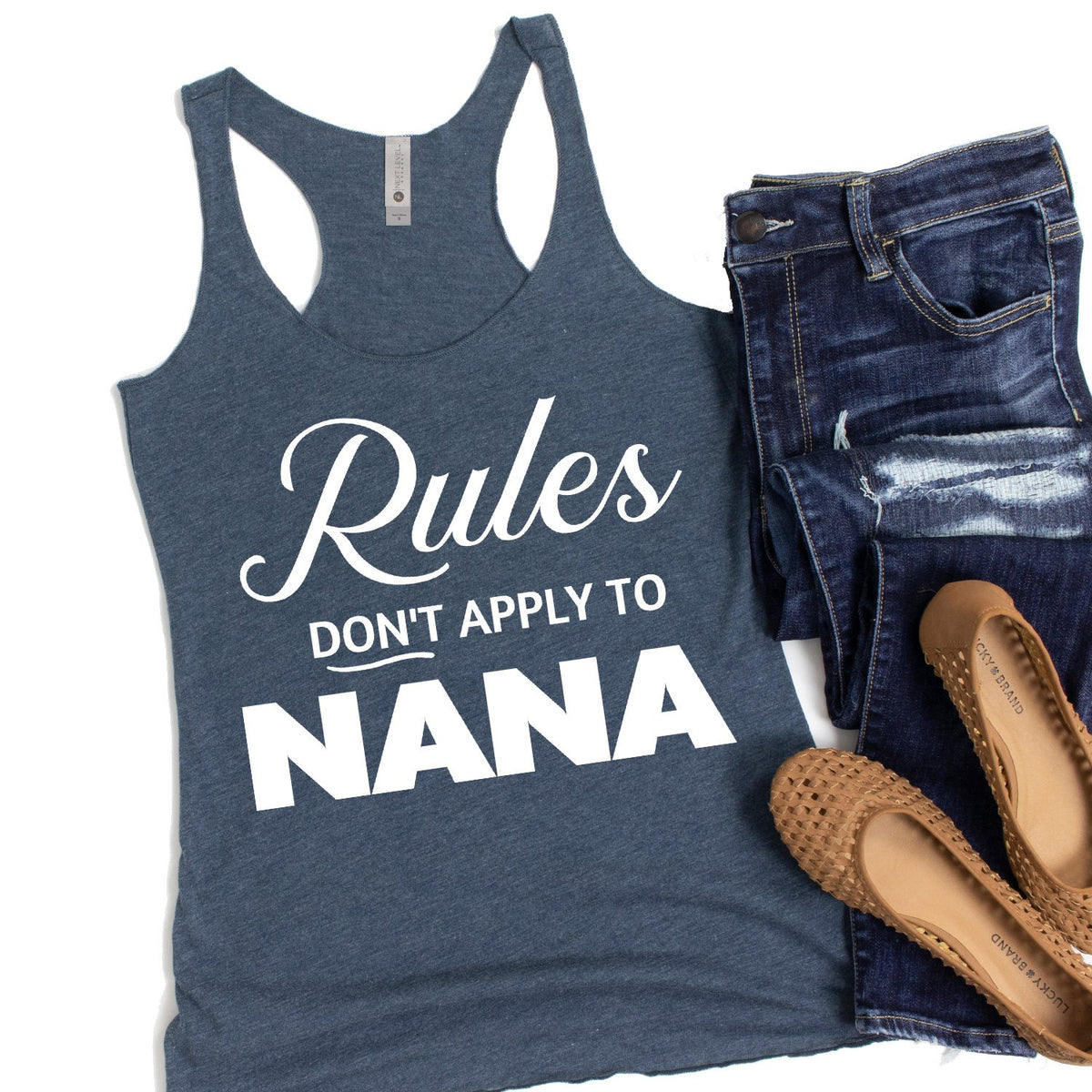 Rules Don&#39;t Apply To Nana - Tank Top Racerback