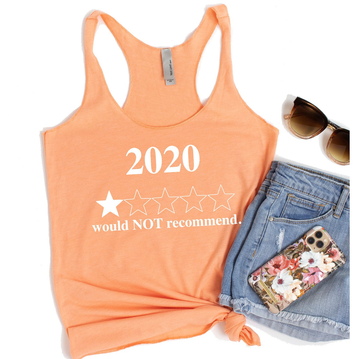 2020 Would Not Recommend - Tank Top Racerback