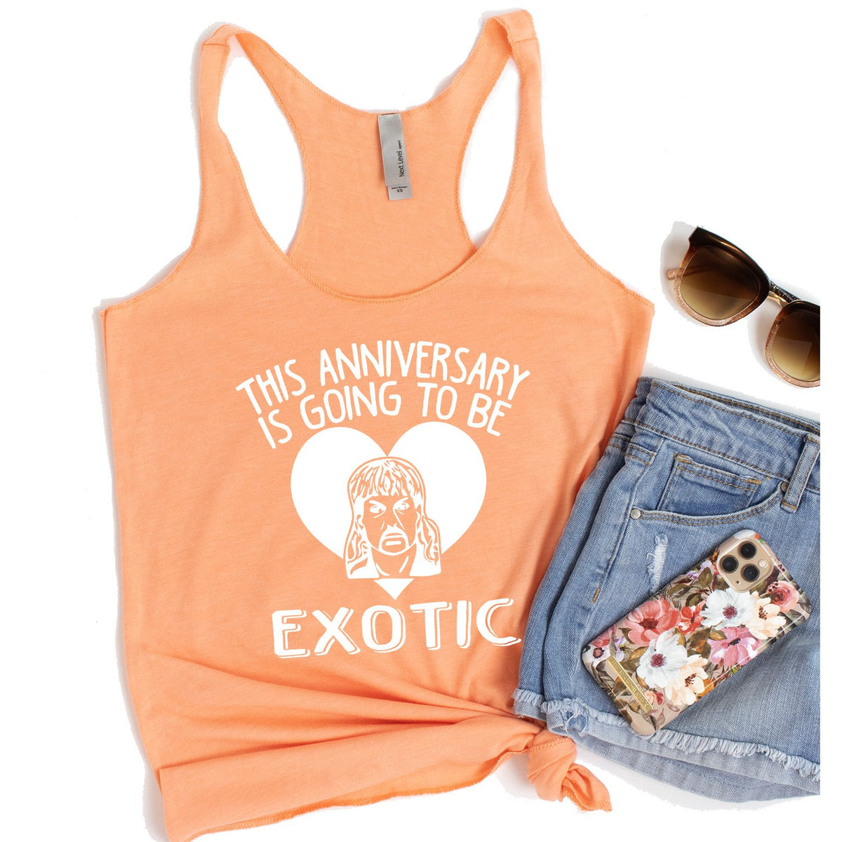 This Anniversary is Going To Be Exotic - Tank Top Racerback