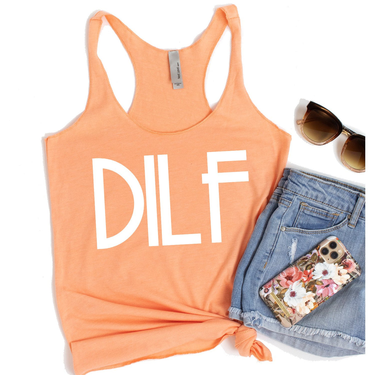 DILF - Tank Top Racerback