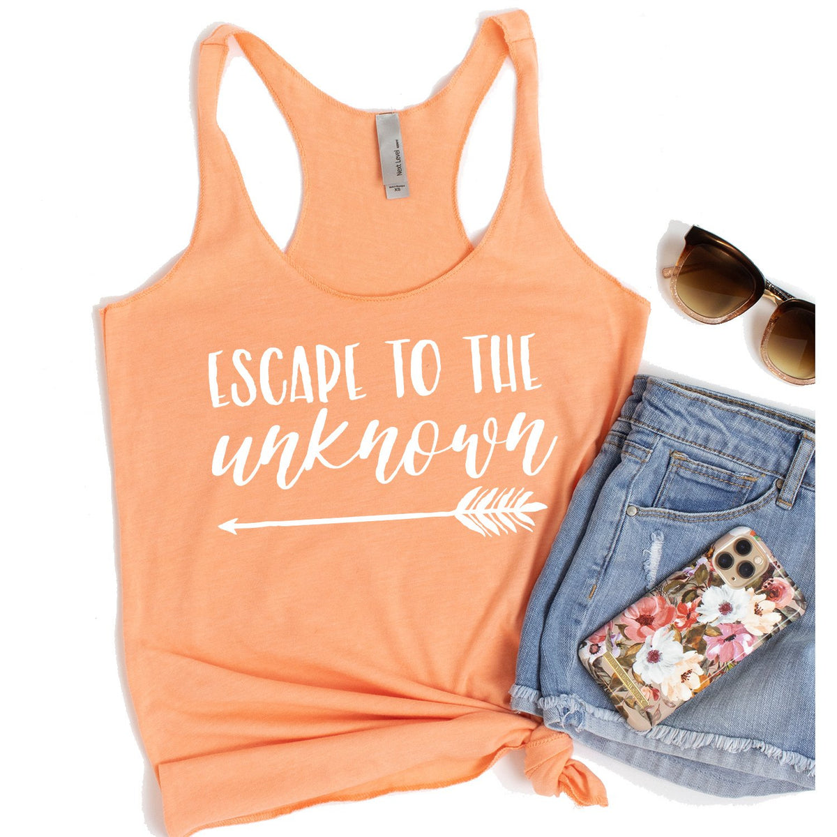Escape to The Unknown - Tank Top Racerback