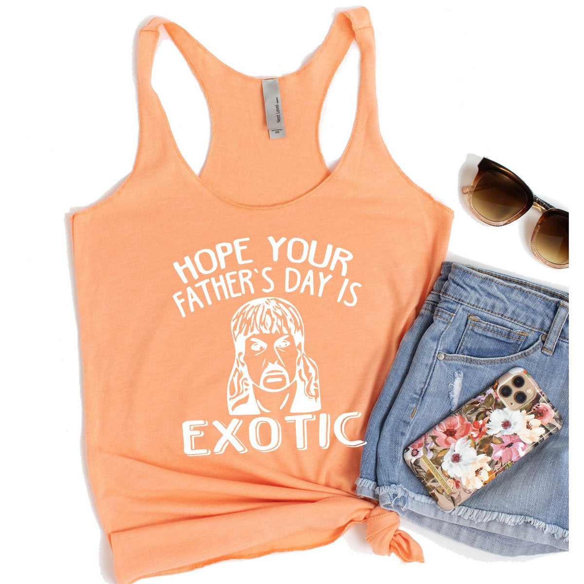 Hope Your Father&#39;s Day is Exotic - Tank Top Racerback