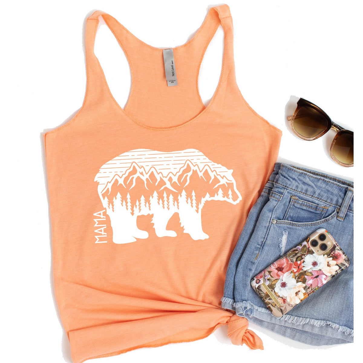 Mama Bear Adventure - Tank Top Racerback