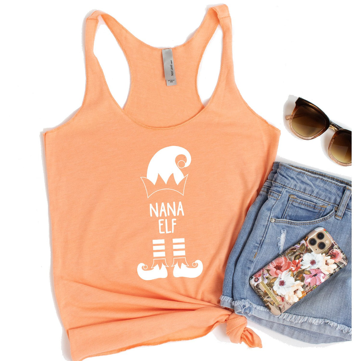 Nana Elf - Tank Top Racerback