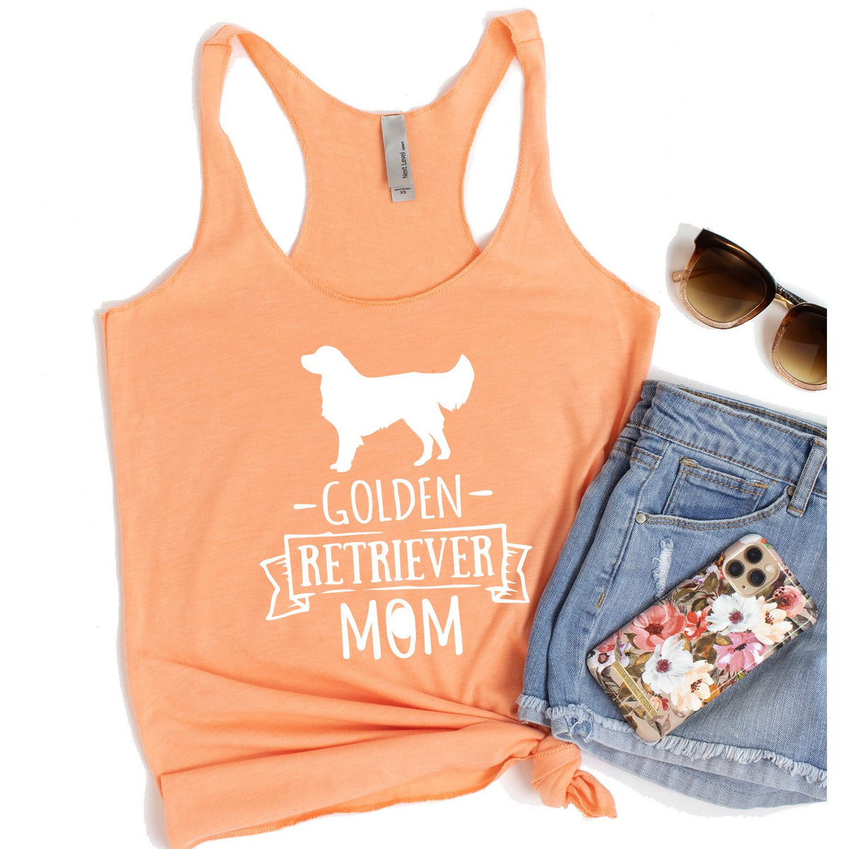 Golden Retriever Mom - Tank Top Racerback