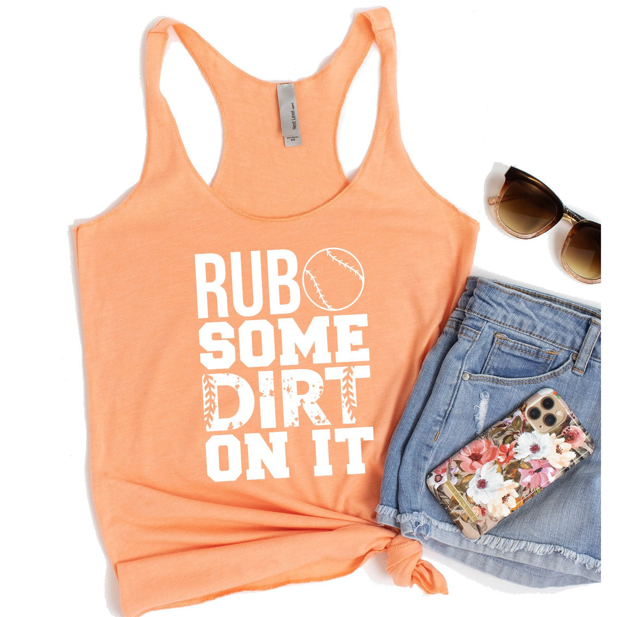 Rub Some Dirt On It - Tank Top Racerback