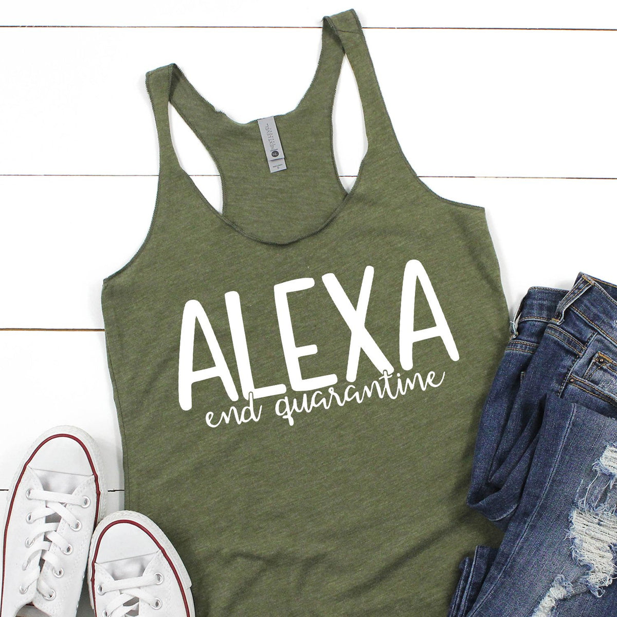 Alexa End Quarantine - Tank Top Racerback
