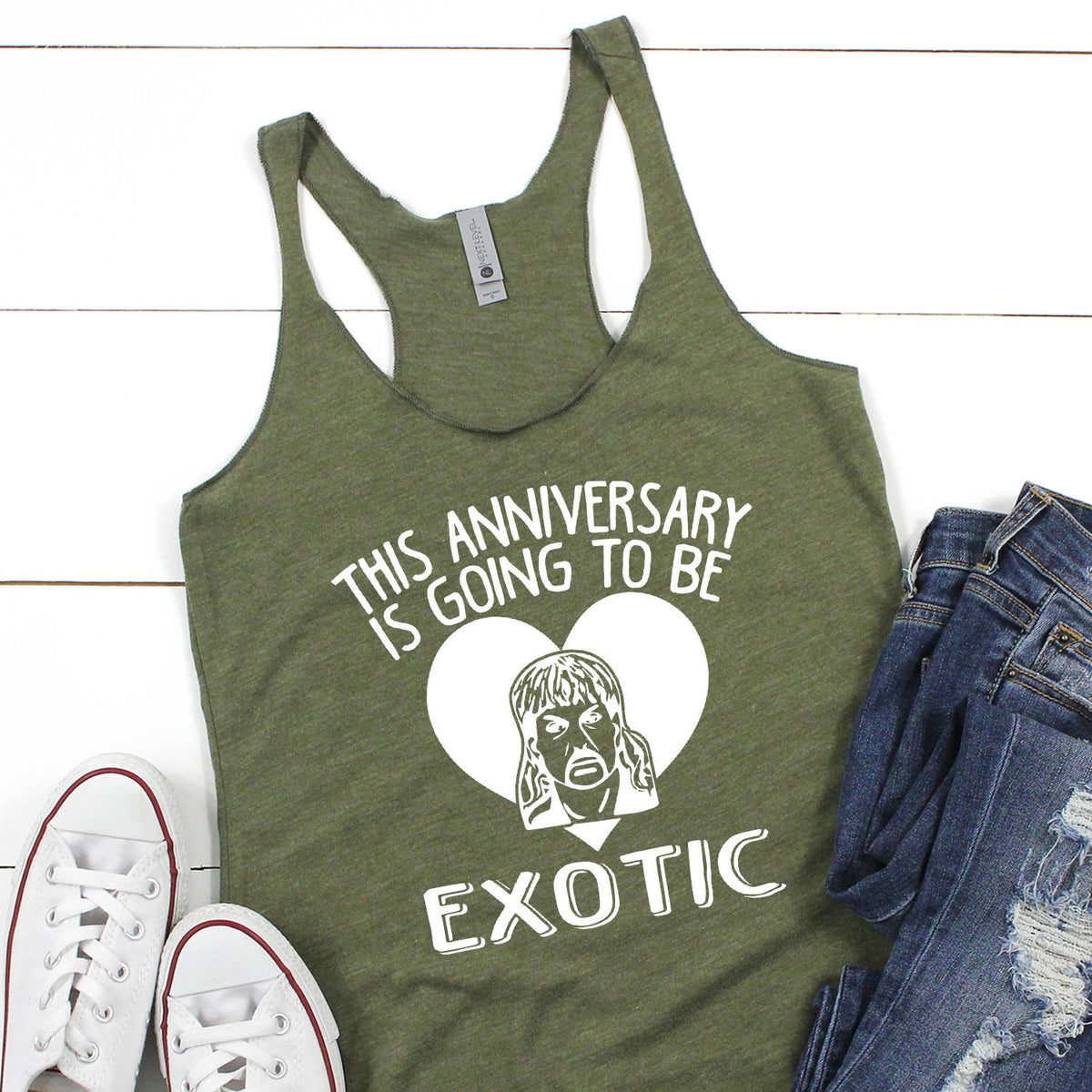 This Anniversary is Going To Be Exotic - Tank Top Racerback