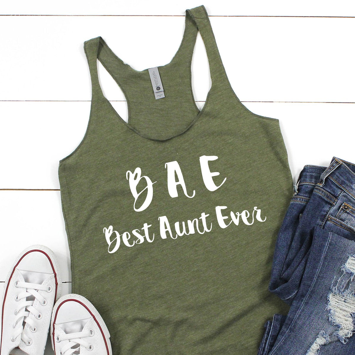 BAE Best Aunt Ever - Tank Top Racerback