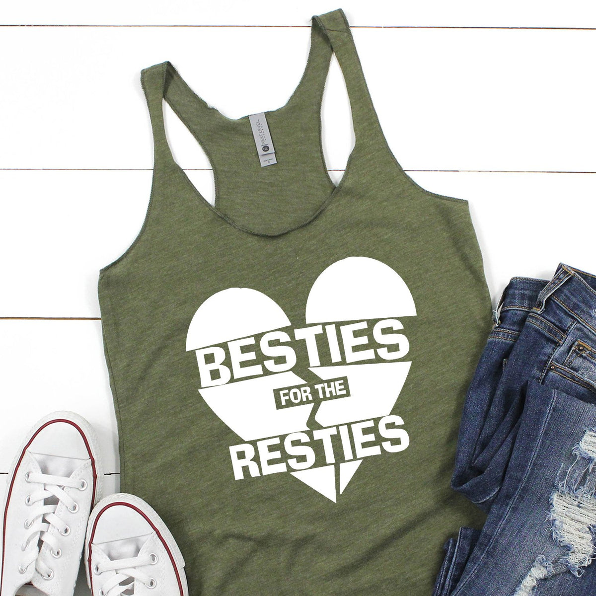 Besties For The Resties - Tank Top Racerback