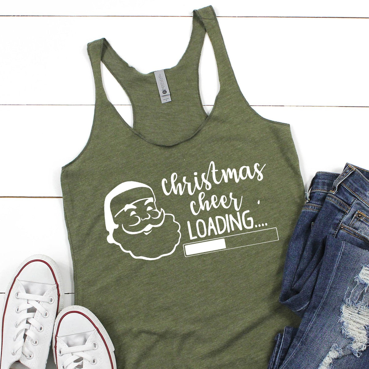 Christmas Cheer Loading - Tank Top Racerback