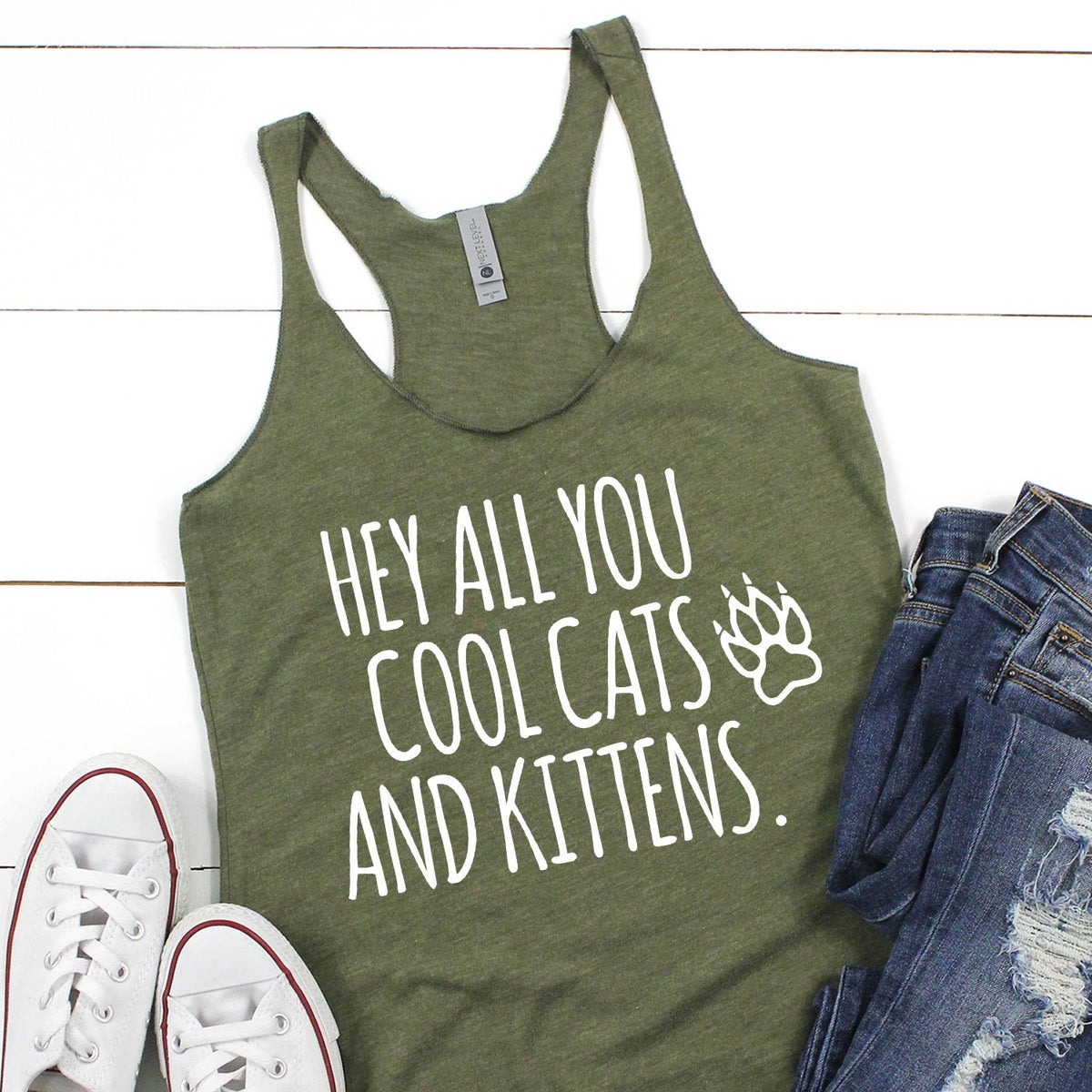 Hey All You Cool Cats and Kittens - Tank Top Racerback