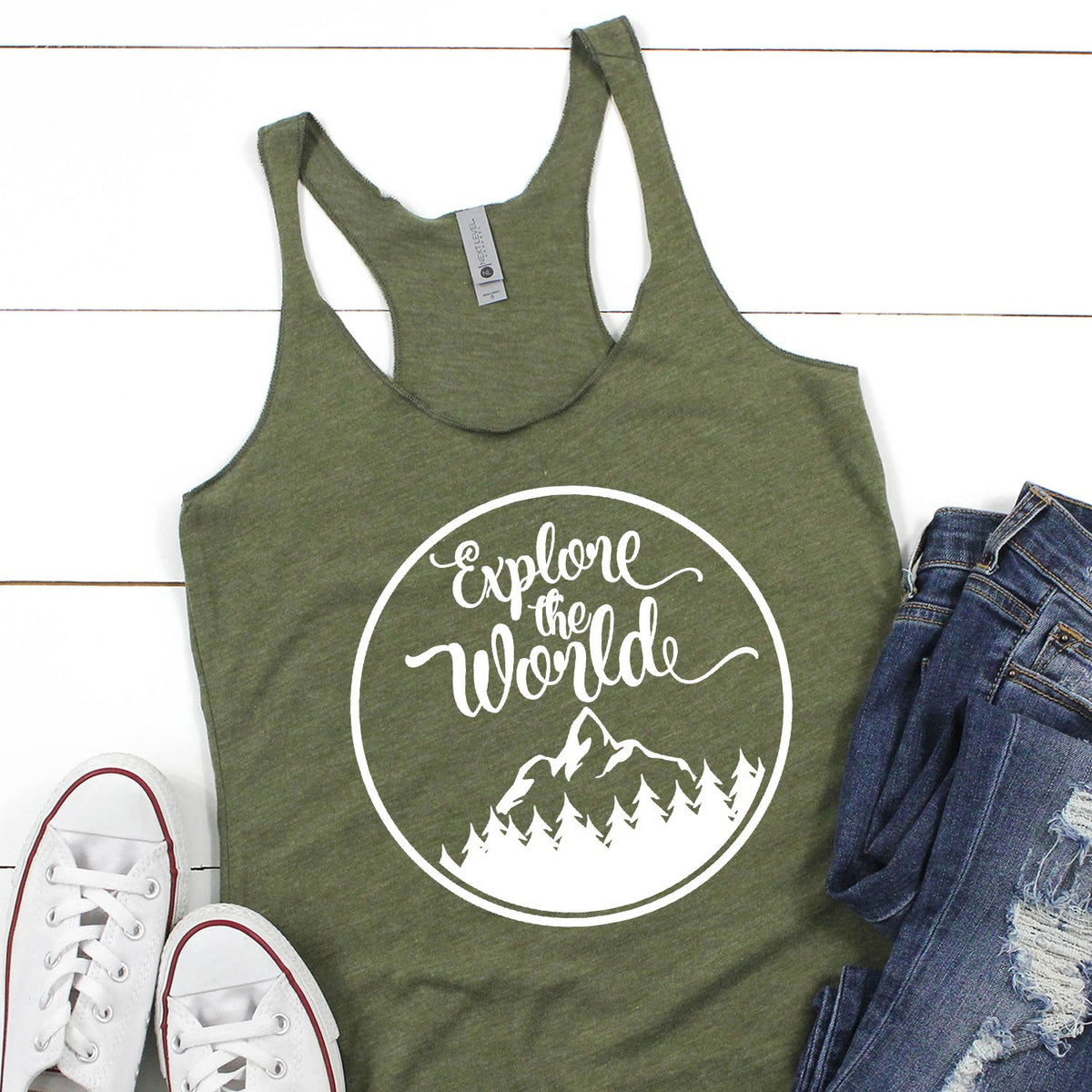 Explore The World - Tank Top Racerback