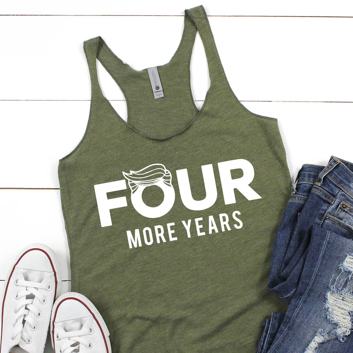 Four More Years Trump - Tank Top Racerback