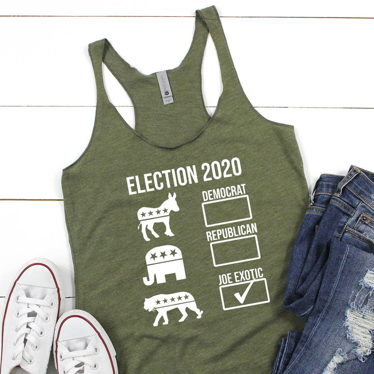 Joe Exotic Election 2020 - Tank Top Racerback
