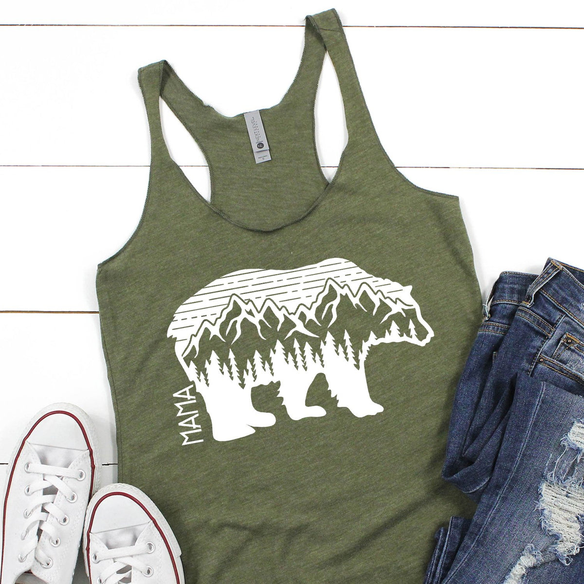 Mama Bear Adventure - Tank Top Racerback