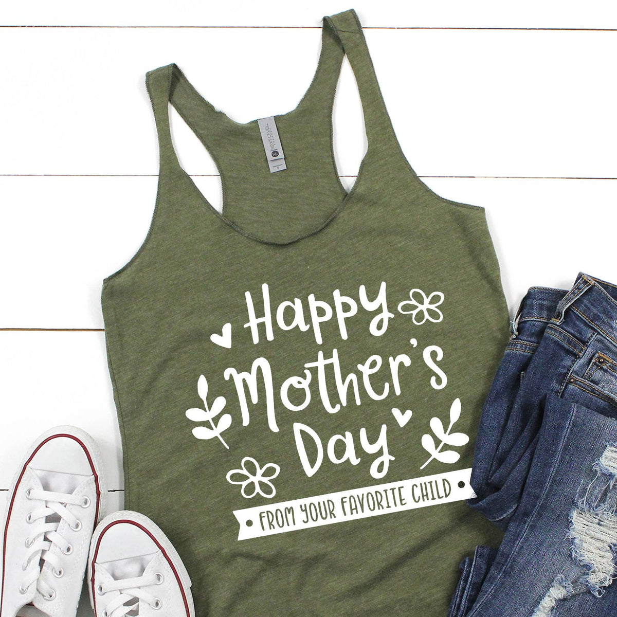 Happy Mother&#39;s Day From Your Favorite Child - Tank Top Racerback