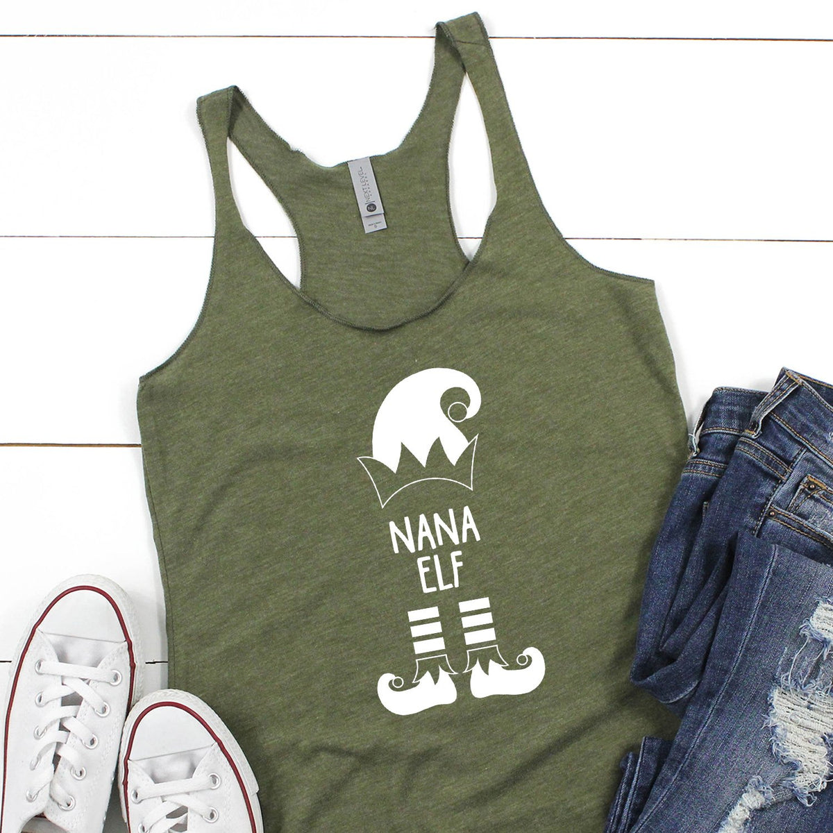 Nana Elf - Tank Top Racerback