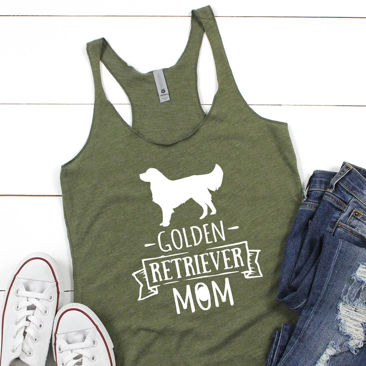 Golden Retriever Mom - Tank Top Racerback
