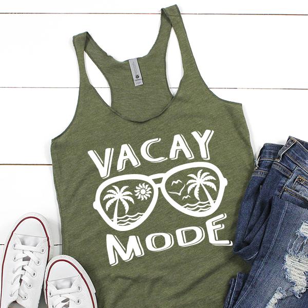 Beach Vacay Mode - Tank Top Racerback