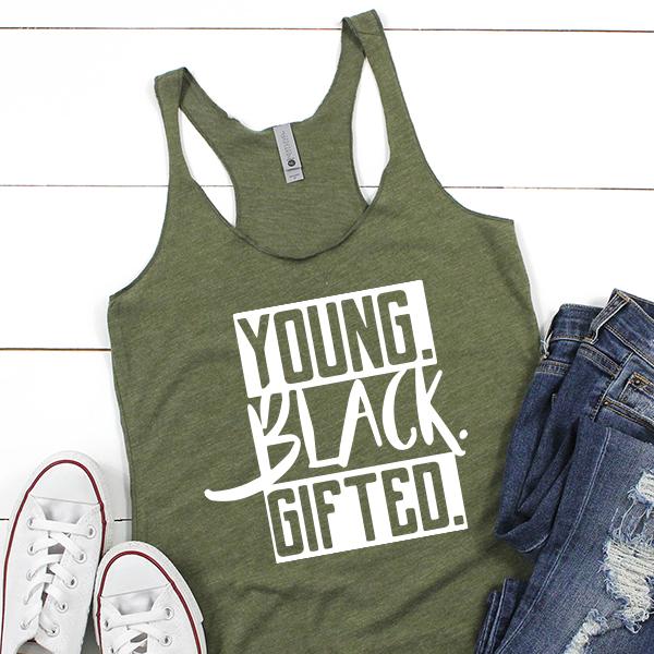 Young Black Gifted - Tank Top Racerback