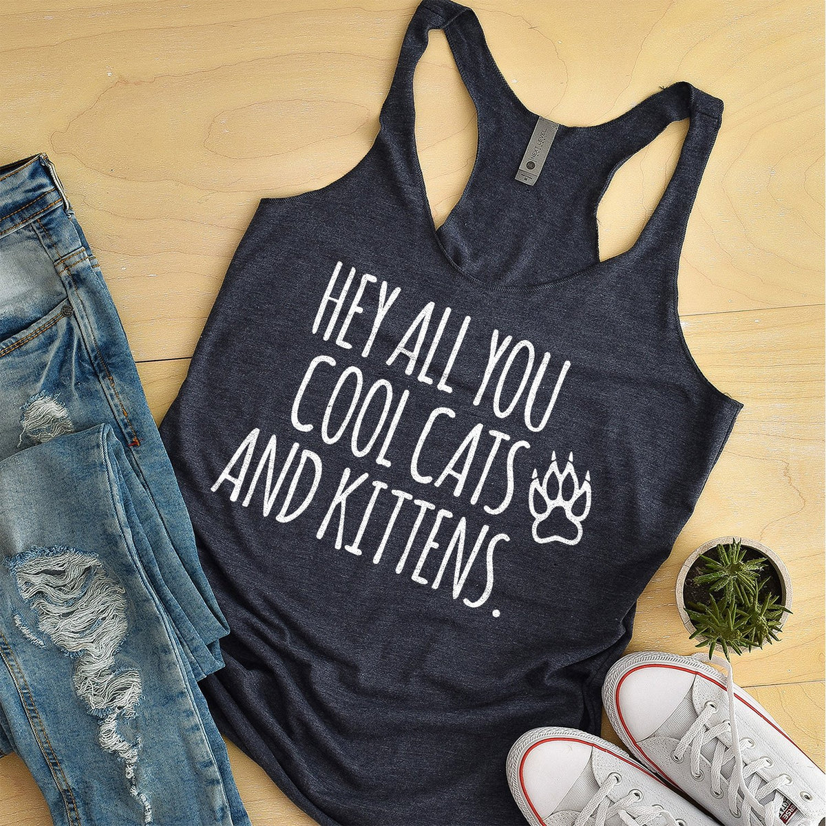 Hey All You Cool Cats and Kittens - Tank Top Racerback