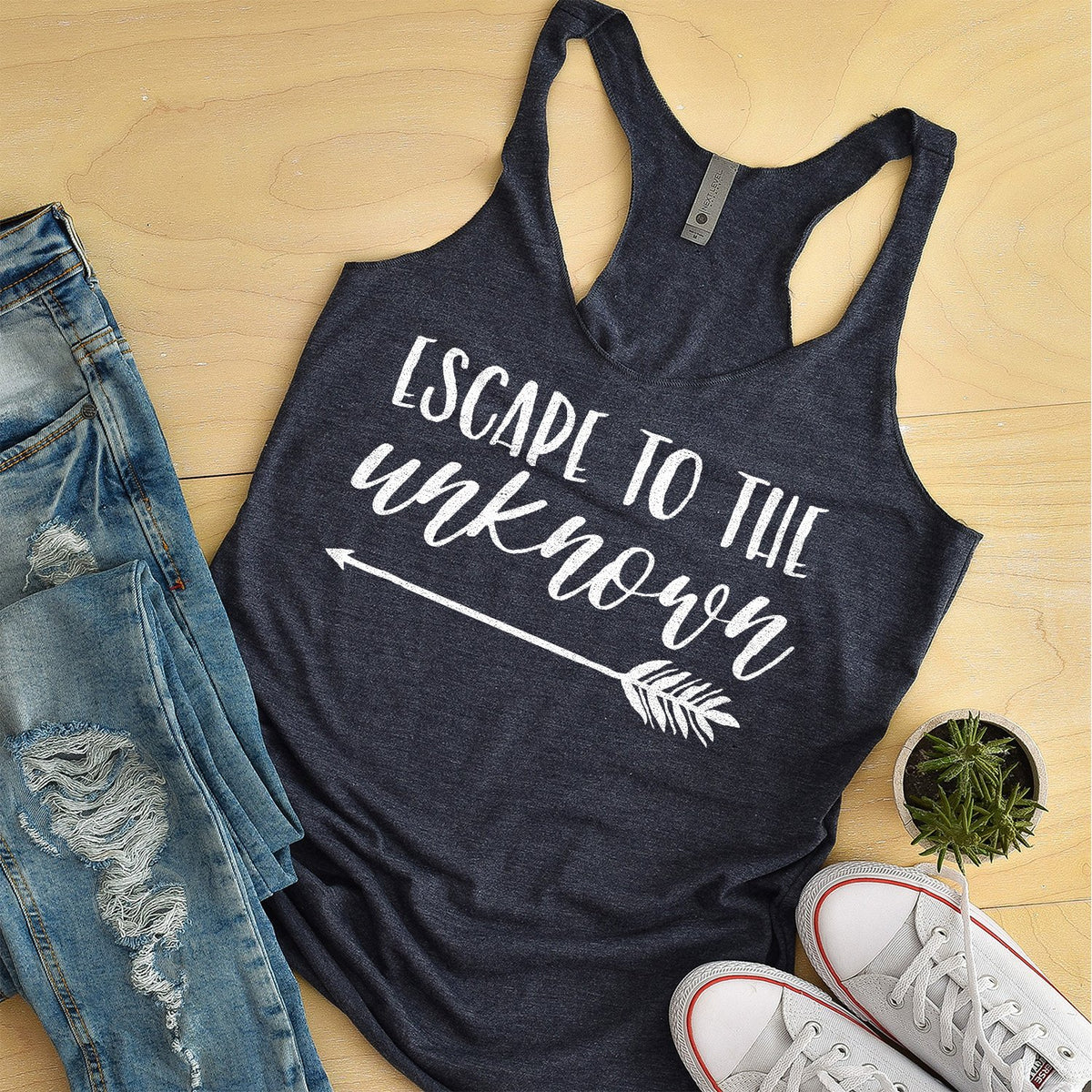 Escape to The Unknown - Tank Top Racerback
