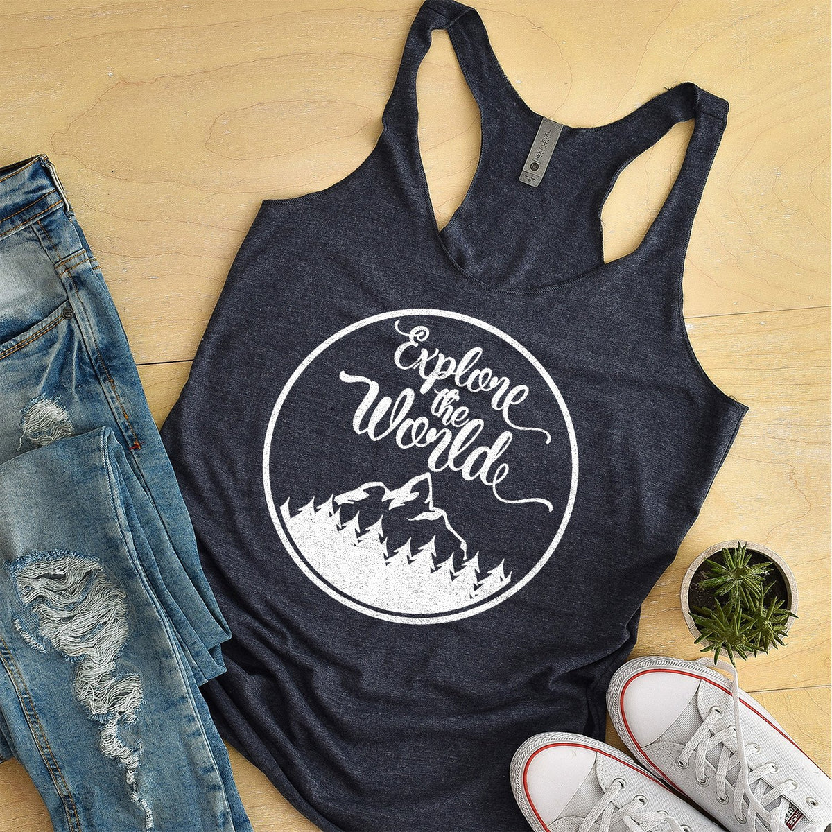 Explore The World - Tank Top Racerback