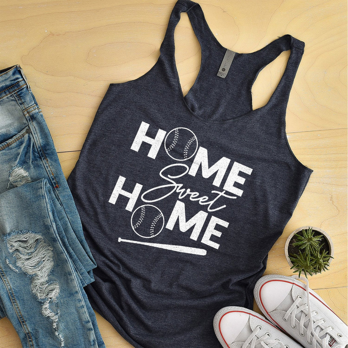 Home Sweet Home Baseball - Tank Top Racerback