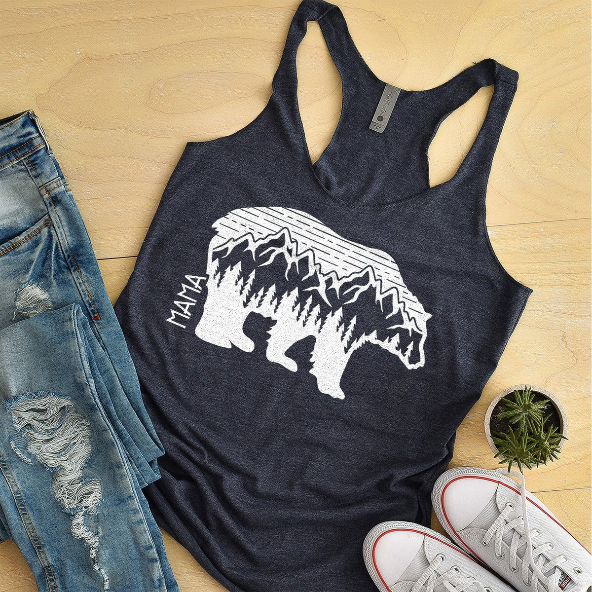 Mama Bear Adventure - Tank Top Racerback