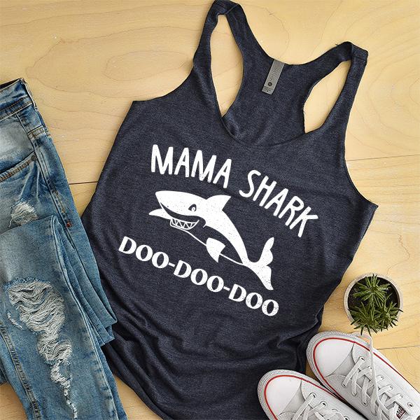 Mama Shark Doo-Doo-Doo - Tank Top Racerback