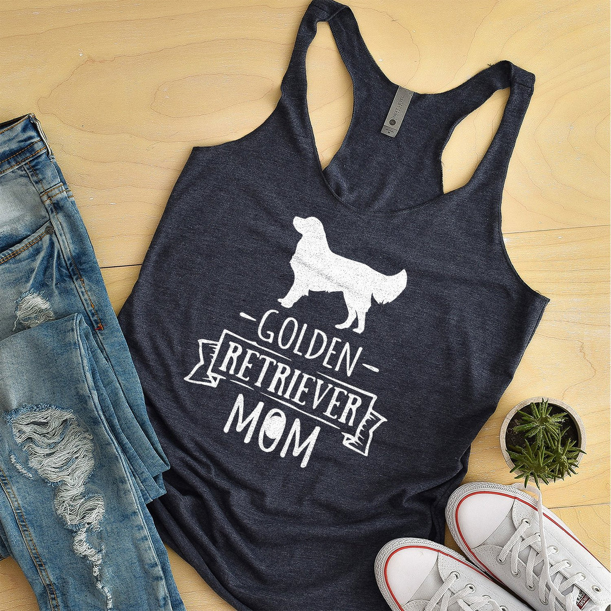 Golden Retriever Mom - Tank Top Racerback