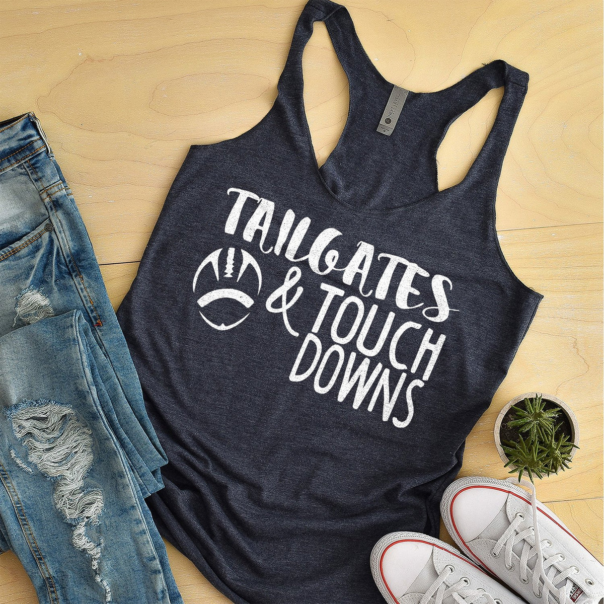 Tailgates &amp; Touchdowns - Tank Top Racerback