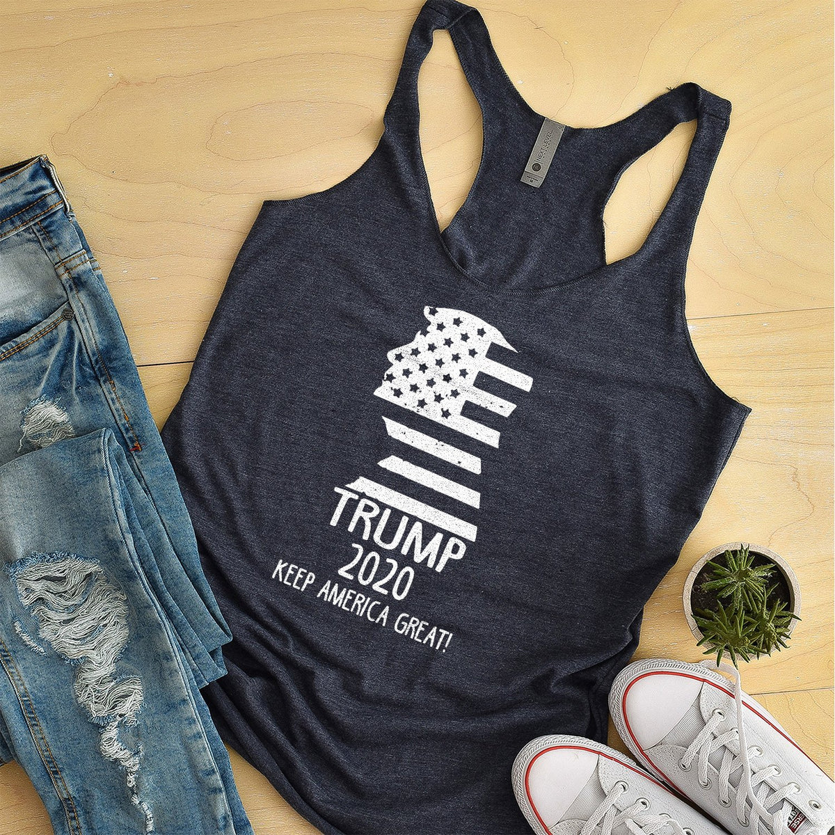 Trump 2020 Keep America Great - Tank Top Racerback